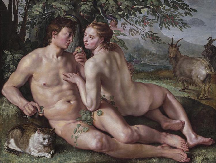 Hendrick Goltzius The Fall of Man oil painting picture